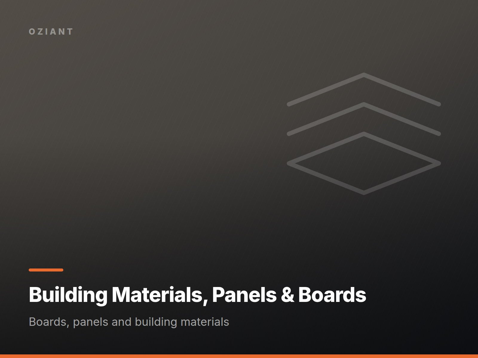 Building Materials, Panels & Boards