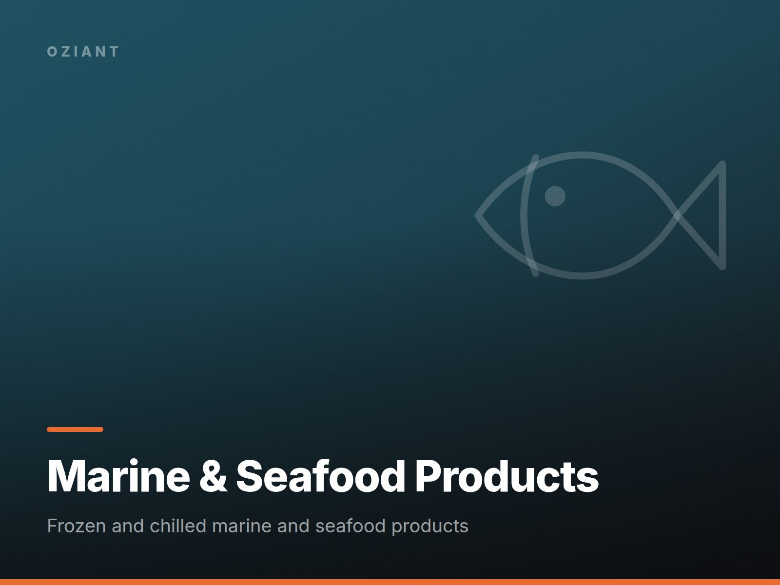 Marine & Seafood Products