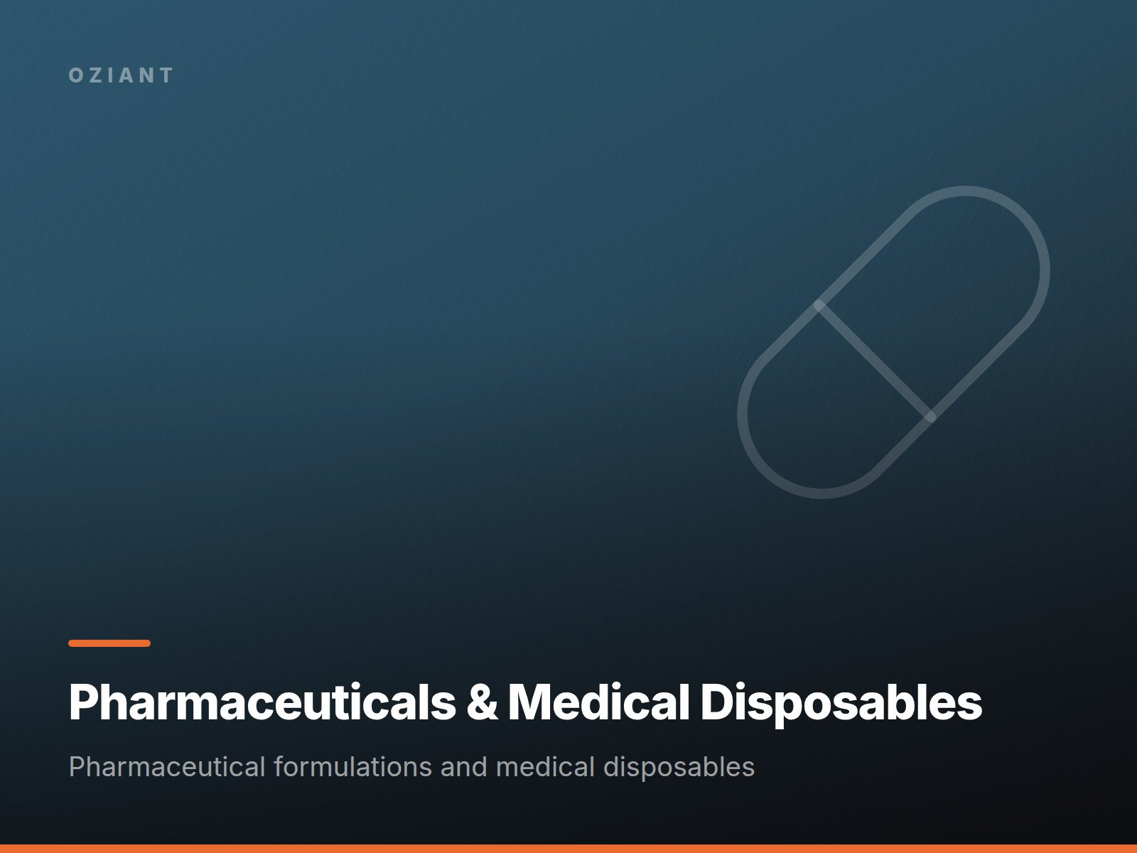 Pharmaceuticals & Medical Disposables