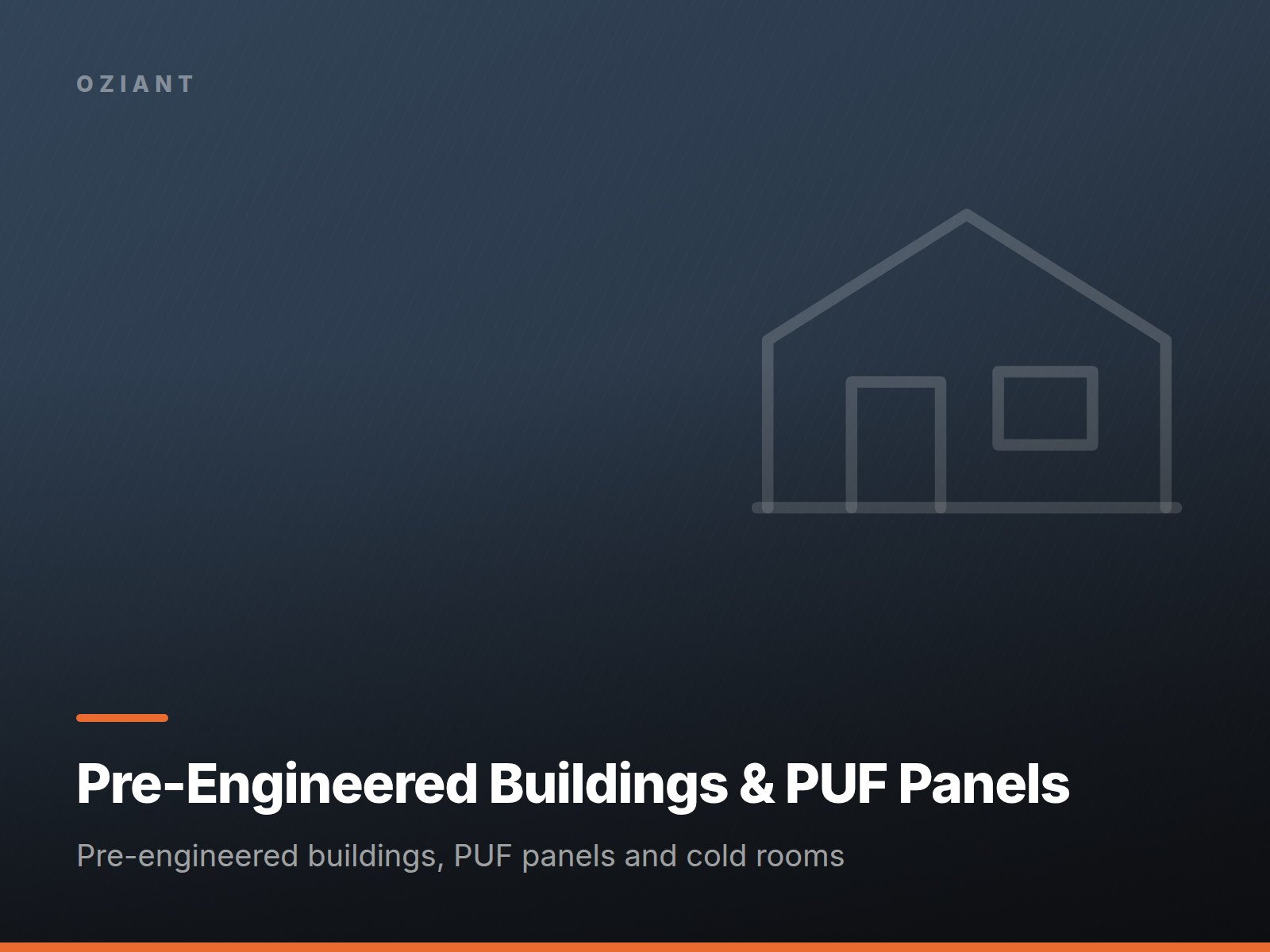 Pre-Engineered Buildings & PUF Panels